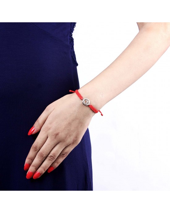 Aumkaara #auspicious Ik #Onkaar #Bracelet in #Brass on free size  #adjustable thread | Bracelets, Free size, Adjustable