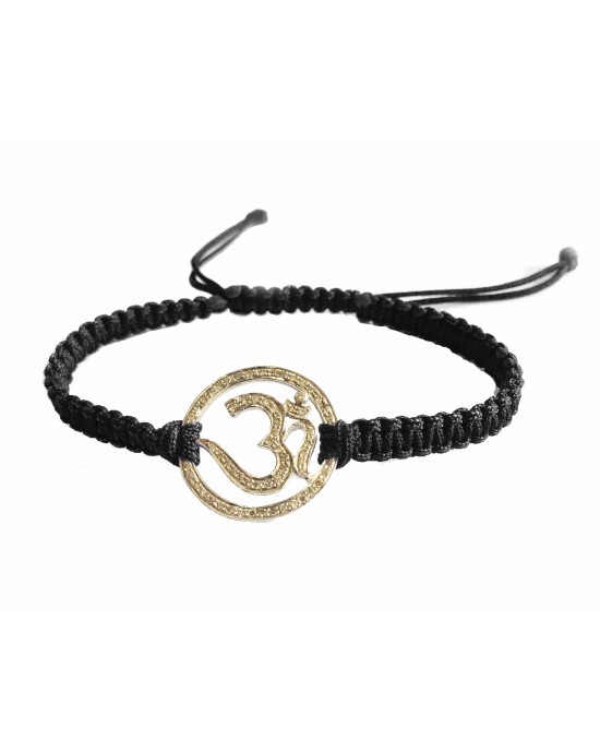 Buy Om Single Diamond Bracelet Silver | Aumkaara Jewellery