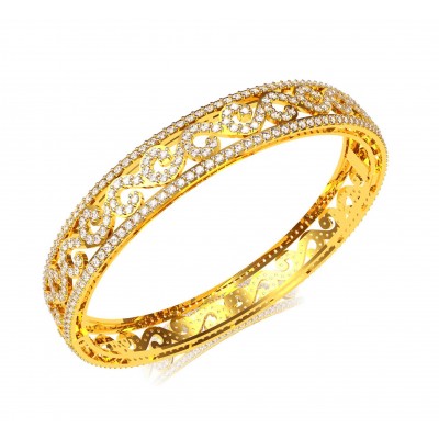 Alluring Diamond Bangle Pair