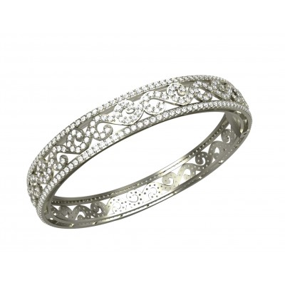 Alluring Diamond Bangle Pair