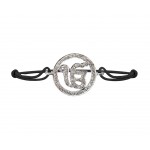 Ik Onkaar Full Diamond Bracelet