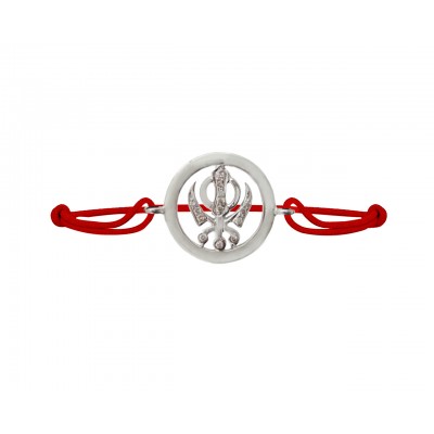 Khanda Inside Diamond Bracelet 