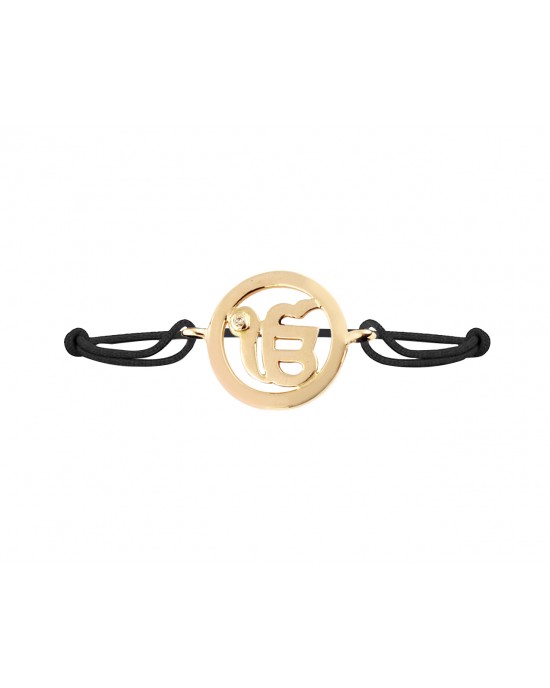 Ik Onkar Gold Bracelet