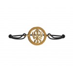 Khanda Inside Diamond Gold Bracelet
