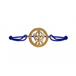 Khanda Inside Diamond Gold Bracelet