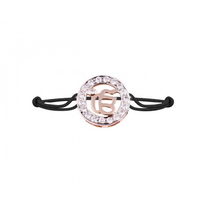 Ik Onkar Vibrant Diamond Bracelet