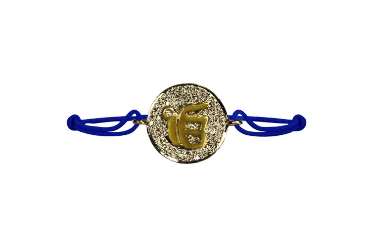 Ik Onkar Pave Diamond Bracelet