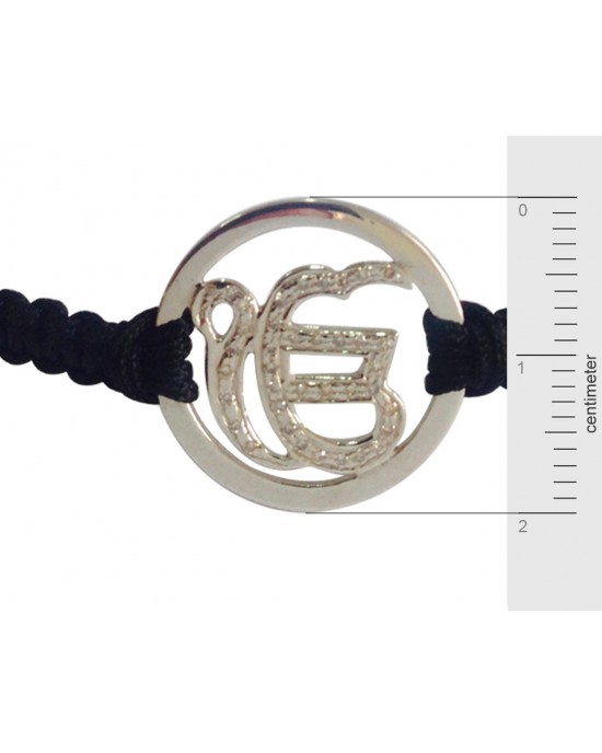 Ik onkar Diamond Bracelet