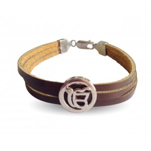 Ik Onkar Leather Bracelet