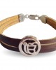 Ik Onkar Leather Bracelet