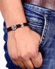 Ik Onkar Leather Bracelet