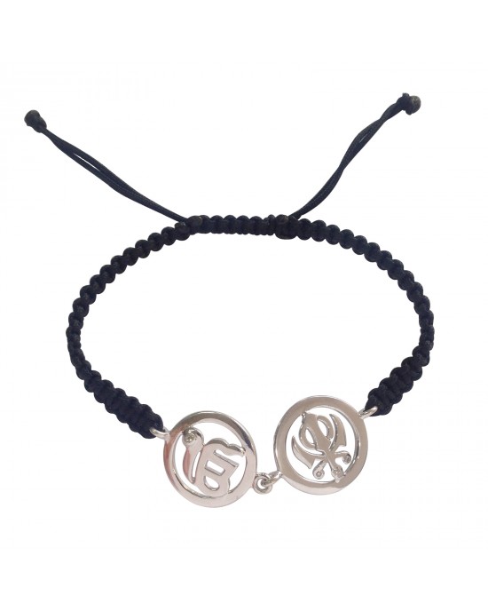 Ik Onkar & Khanda Bracelet in Silver