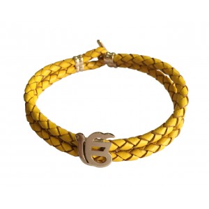 Ik Onkar Fancy Leather Bracelet