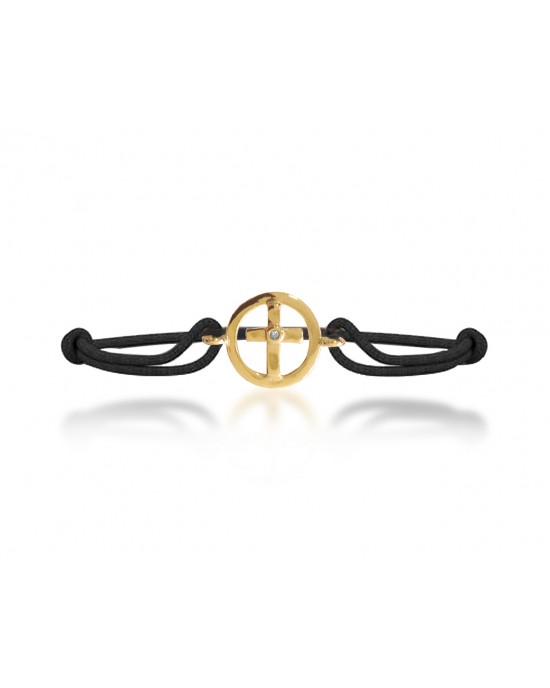 Cross Bracelet in Gold