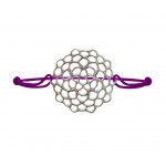 Crown Chakra Bracelet in Silver 