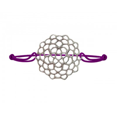 Crown Chakra Bracelet in Silver 