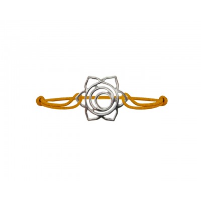 Sacral Chakra Bracelet in Silver 