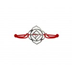 Root Chakra Bracelet in Silver 