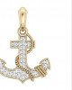 Anchor Charm in Gold