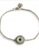 Distinctive New Evil Eye bracelet in gold