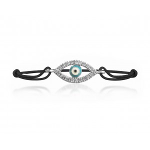 Evil Eye Enamel Diamond Bracelet