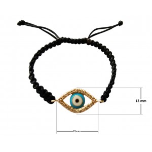 Evil Eye Gold Bracelet