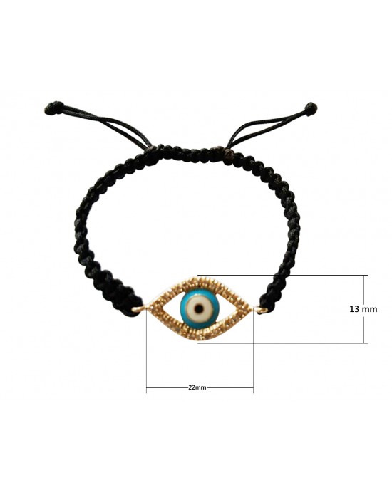 Evil Eye Gold Bracelet