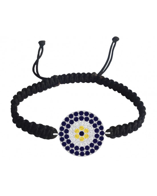 EVIL EYE SAPPHIRE & DIAMOND BRACELET