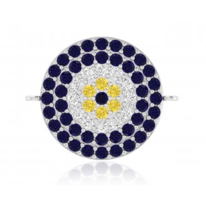 EVIL EYE SAPPHIRE & DIAMOND BRACELET