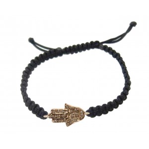 Fatima's Hand Gold and Diamond Bracelet