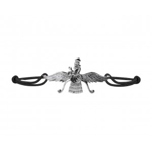 Faravahar In Silver Bracelet