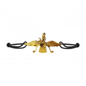 Faravahar In Gold Bracelet