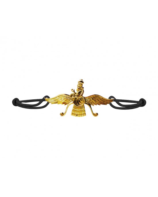 Faravahar In Gold Bracelet