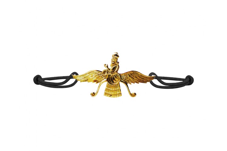 Faravahar In Gold Bracelet