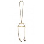 Fancy Gold Identity Bracelet for Women