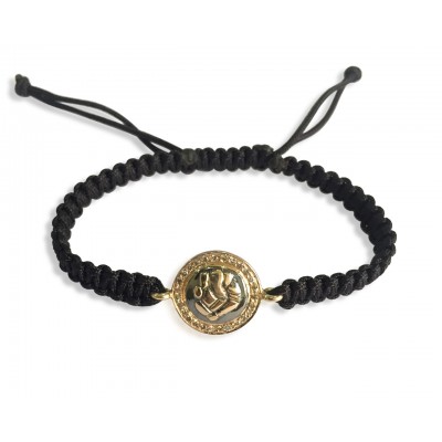 Ganesh Bracelet in Gold with Diamonds