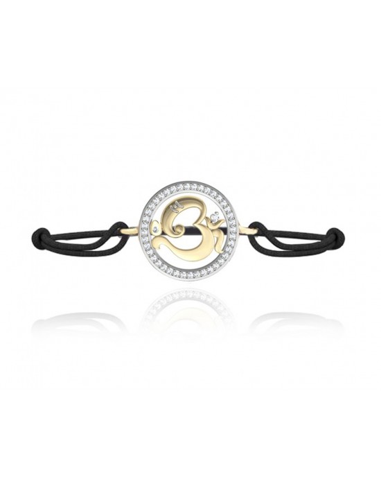 Aum Ganesh Gold Bracelet 