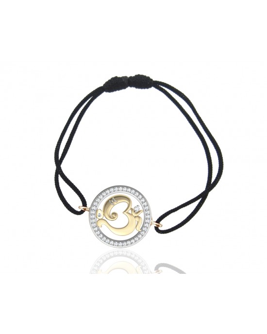 Aum Ganesh Gold Bracelet 