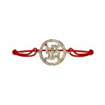 Swastika Gold & Diamond  Bracelet