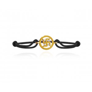 Gold Swastik Bracelet