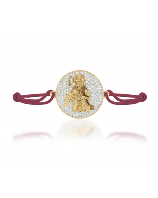 Auspicious Hanuman Diamond Bracelet