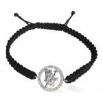 Hanuman Bracelet with Diamond in Silver