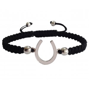 Horse Shoe Good Luck Silver Bracelet