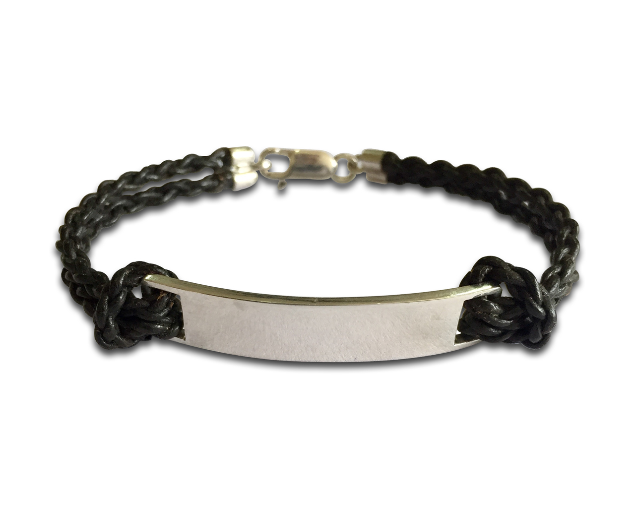 Black Leather Bracelet | Landing Company