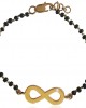 Infinity Gold Bracelet on Mangalsutra chain