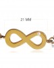 Infinity Gold Bracelet on Mangalsutra chain