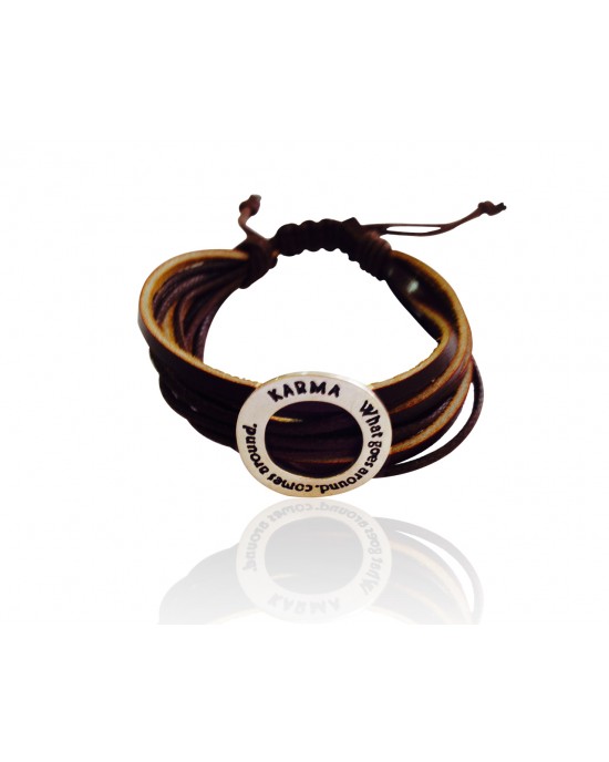 KARMA silver Bracelet for Men