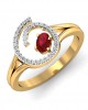 Verica ruby Ring in Gold with diamonds