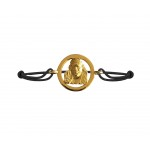 Auspicious Sai Baba Gold Bracelet On size adjustable thread