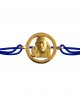 Auspicious Sai Baba Gold Bracelet On size adjustable thread